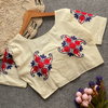 Tew Havy Khadi Cotton With Hand Embroidery Blouses Bulk Orders In India